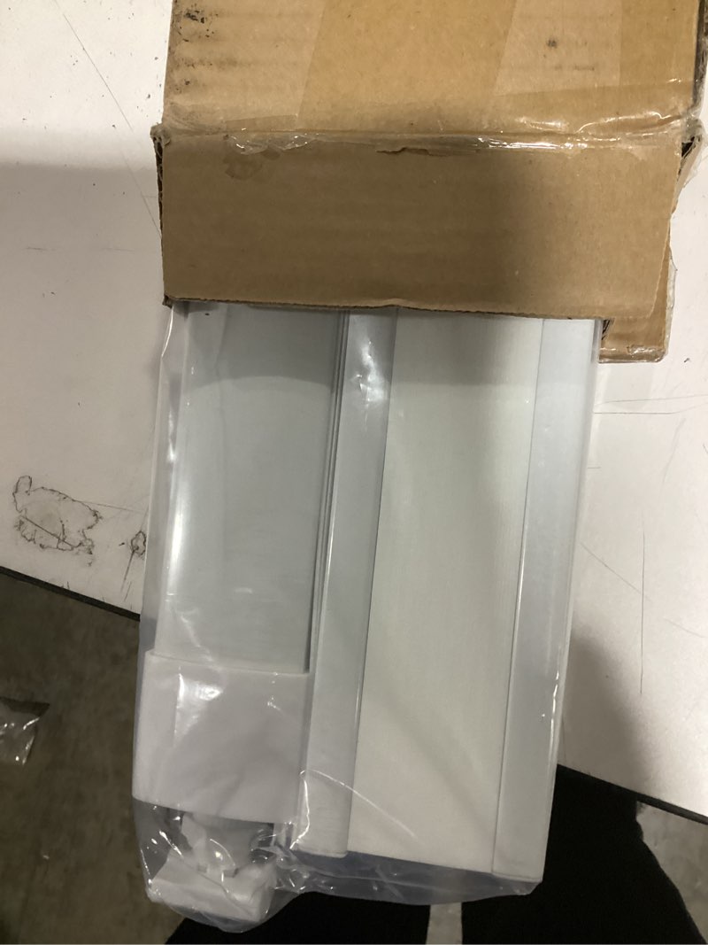 Condition photo showing New/Like New for lazblinds no tools no drill cordless cellular shades, top down bottom up (tdbu) honeycomb shades for home, light filtering thermal insulation blinds for windows, 30" w x 64" h, white light filtering - white 30" w x 64" h