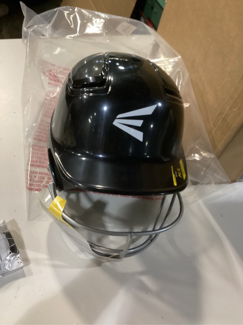 Condition photo showing Good Condition for Baseball Helmet Cyclone Easton 65/8-71/4” M/L Black Batter Up Baseball Gear