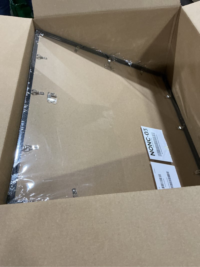 Condition photo showing Good Condition for HUKONHEP 18x20 Black Picture Frames, Photos Frame with Plexiglass, Wall Gallery Photo Frames, Horizontal and Vertical for Wall Mounting, Home Office Decoration 18"x20"