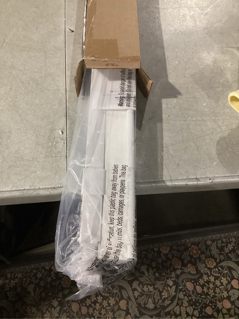 Condition photo showing Good Condition for LazBlinds Cordless Cellular Shades, No Tools No Drill Light Filtering Honeycomb Shades Pleated Blinds for Windows, 29'' W x 64'' H, White Light Filtering-white 29'' W x 64'' H