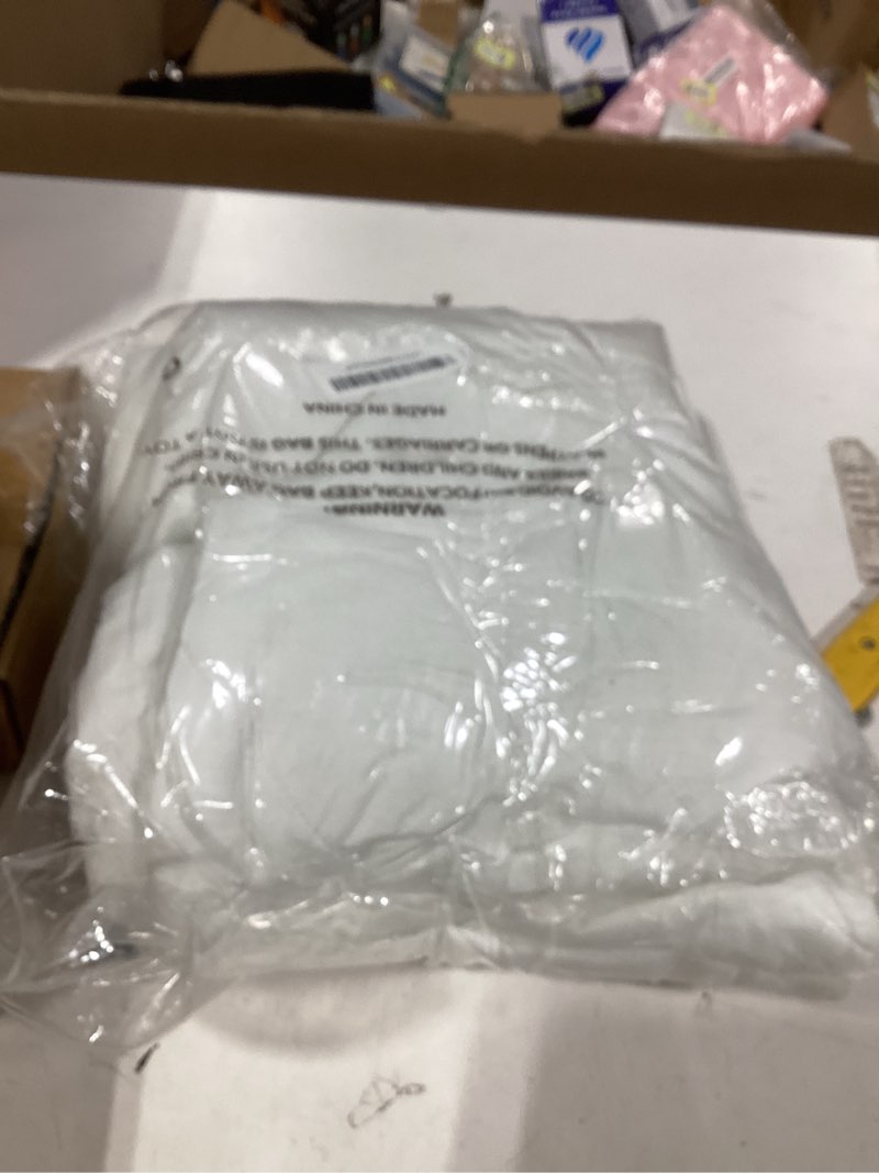 Condition photo showing New/Like New for niagara cotton mattress pad queen 60x80 - non noisy cooling breathable ultra plush absorbent protector extra deep fits 20 inches deep mattress cotton queen