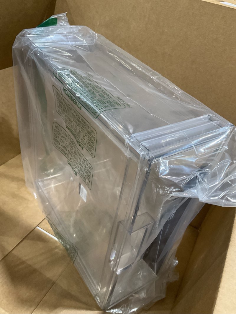 Condition photo showing Good Condition for BINO | Stackable Storage Drawers, X-Large - Clear | THE CRATE COLLECTION | Storage Bins With Drawers | Bathroom Organizers | Under Sink Organizer | Vanity Cabinet Home Organization