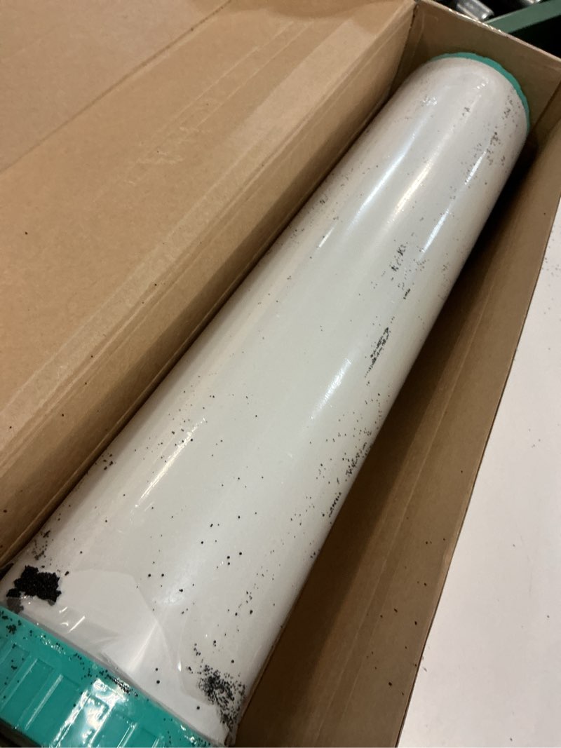 Condition photo showing As Is for H&G lifestyles Iron Garden Hose Filter Water Softener Replacement for Filling Hot Tub Pool Spa Iron Remover for Well Water Heavy Metal Iron Removal Up to 100,000 Gallons