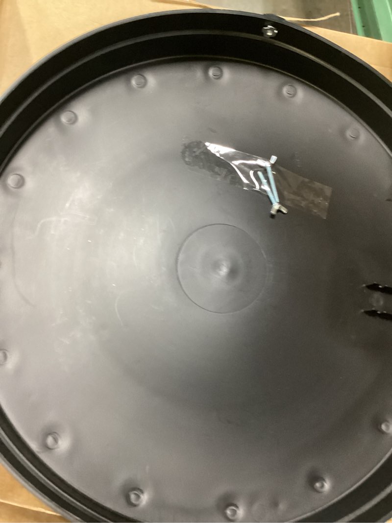 Condition photo showing New/Like New for wildgame innovations poly lid for 55-gallon drum | durable weather-resistant easy-to-install feeder lid for deer feed protection & quality maintenance