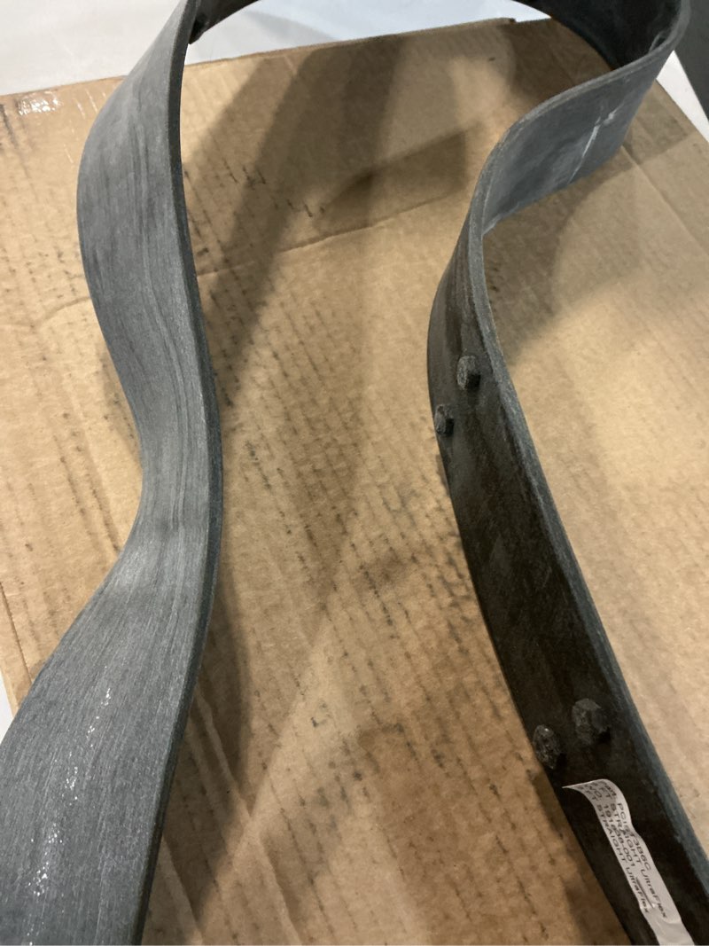 Condition photo showing As Is for architectural products by outwater 41-3/8 in. long x 2-3/8 in. wide double rubber strapping for wood faux beam 8 ft