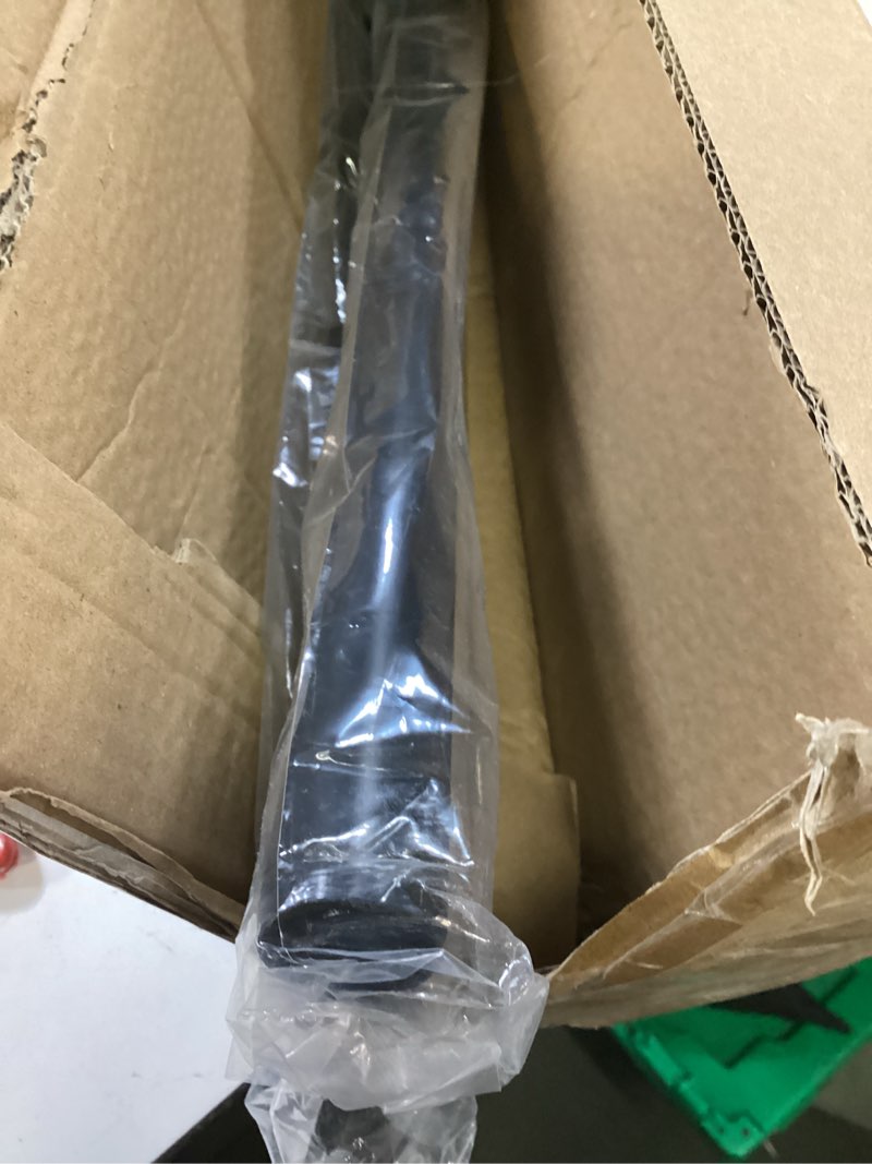 Condition photo showing New/Like New for chrsouly adjustable 50-85 inches curved shower rod, extra wide, rustproof, round shower curtain rod for bathroom, shower stall, need to drill, black black 50-85 inches
