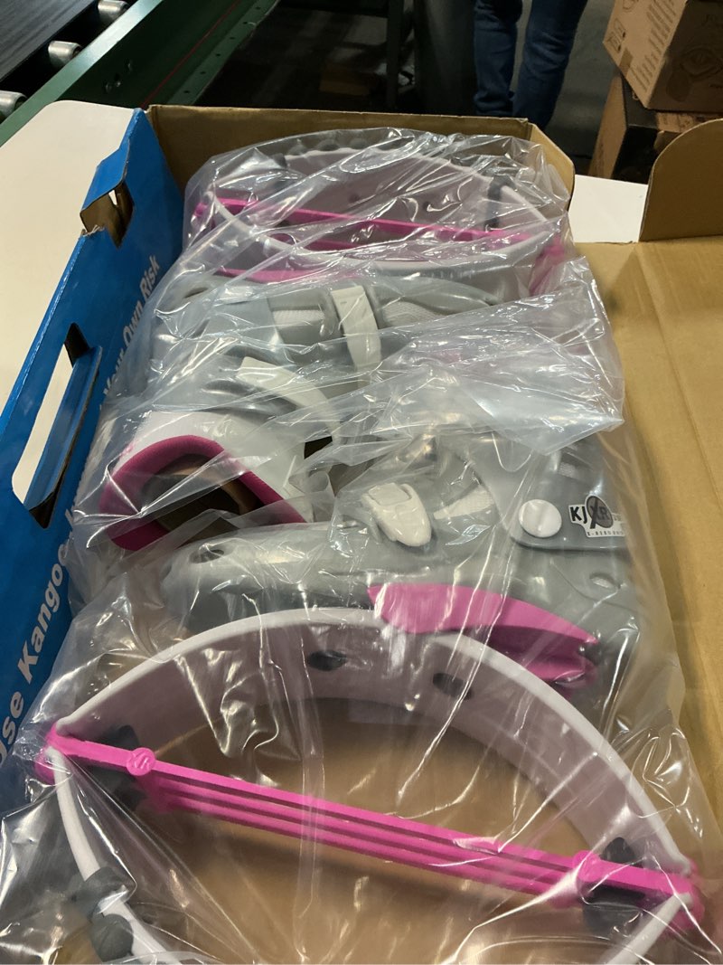Condition photo showing New/Like New for kangoo jumps xr3 white edition small (w4 to w7) white & pink