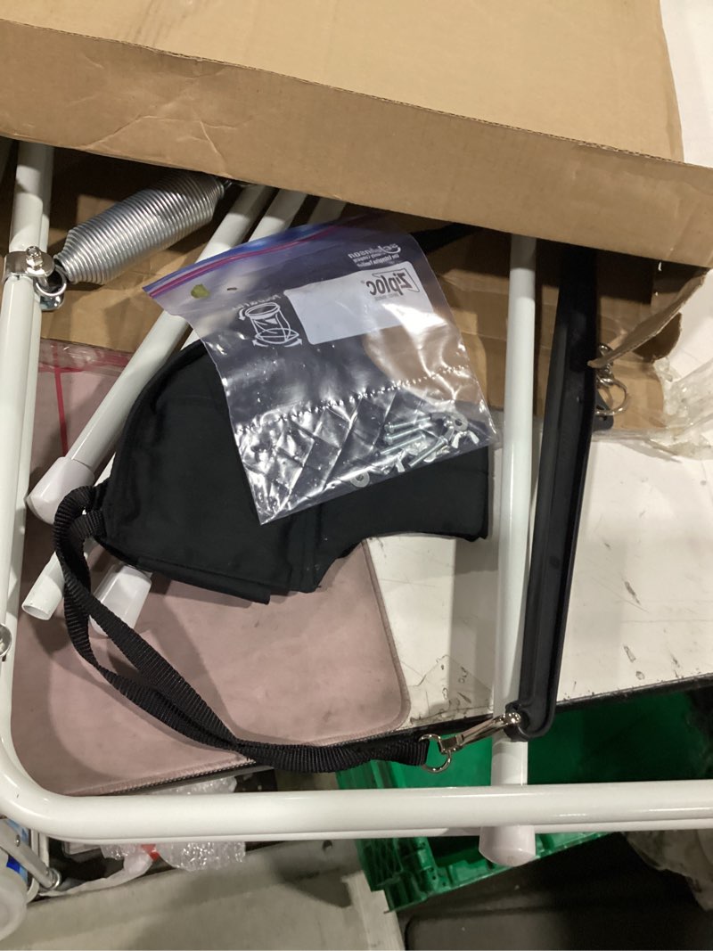 Condition photo showing Good Condition for jolly jumper classic (black) with stand - original baby jumper, indoor and outdoor exercise saddle seat, adjustable height, for infants up to 28lbs