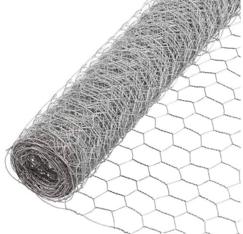 hostic 6ftx150ft chicken wire netting 2in galvanized wire mesh hexagonal for poultry garden fencing 