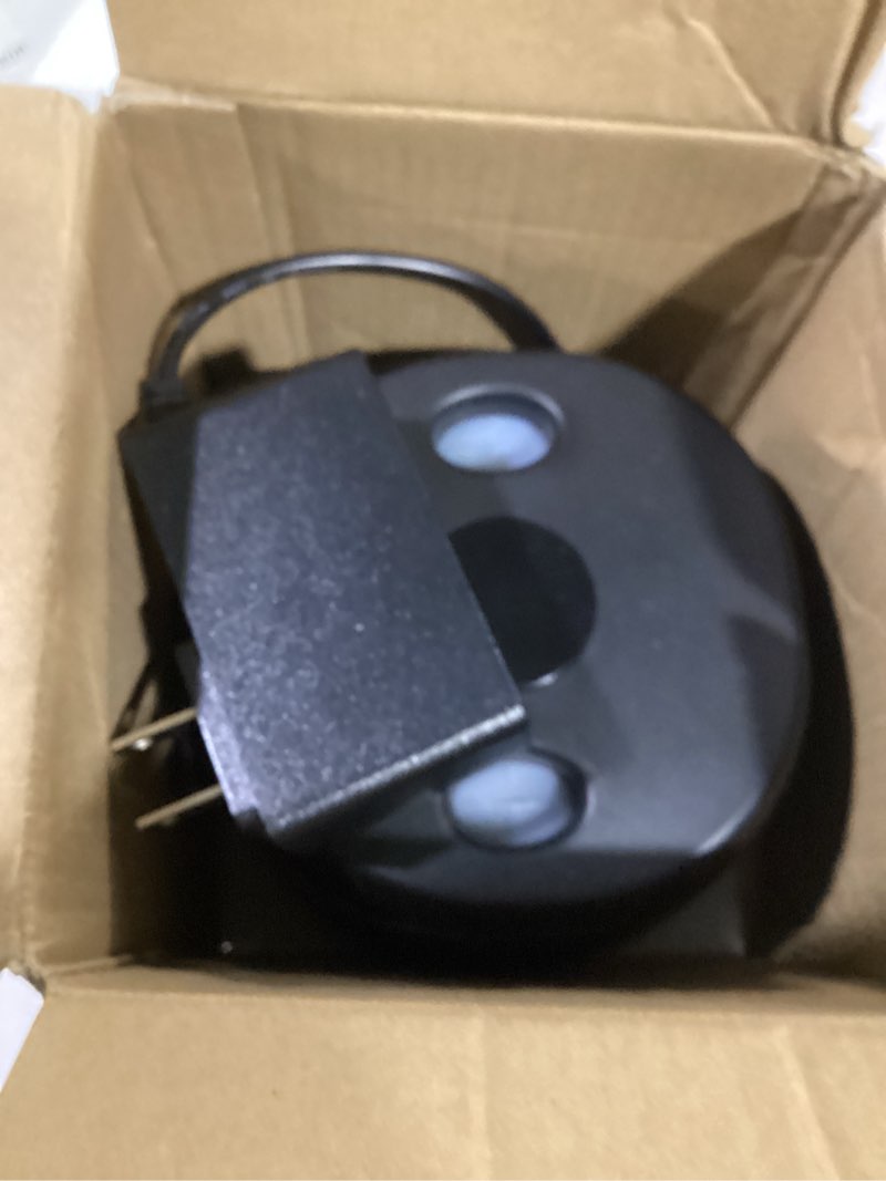 Condition photo showing As Is for dental ultrasonic retainer cleaner machine: 45khz dental cleaning pod with digital timer & 200ml, cleaning for dentures, mouth guards, aligners, night guards, braces, toothbrush heads & jewelry, black