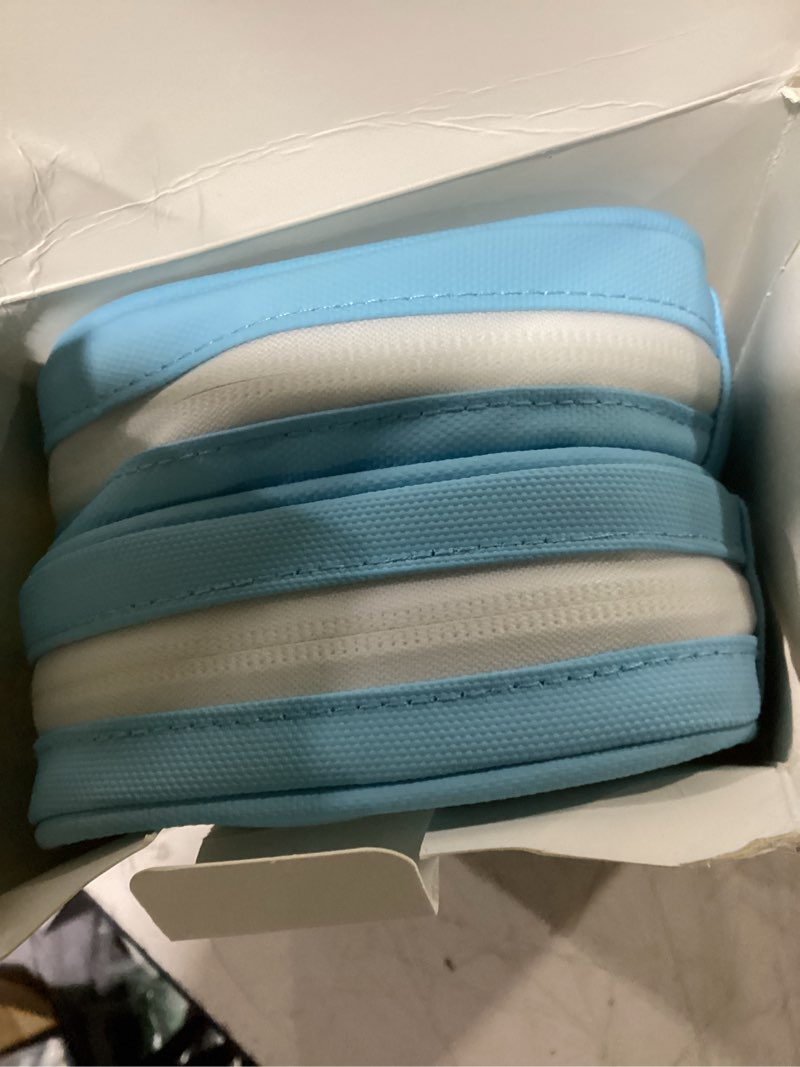 Condition photo showing Good Condition for timueetech xxl a6 double-compartment waterproof pill organizer with 28 m size zippered pill pouches for a6 binder, large bpa-free monthly medicine organizer, reusable travel pill storage system blue