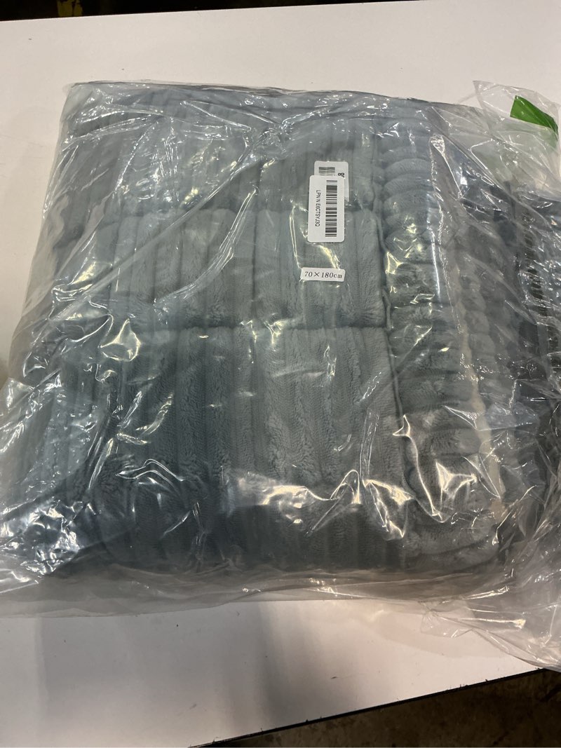Condition photo showing Good Condition for awjcsv couch cover for dogs washable, fuzzy pet couch covers for 3 cushion sofa pet friendly, non slip sofa cover (light blue-grey, 27.6" x 70.9"/70 x 180cm) light blue-grey 27.6" x 70.9"/70 x 180cm