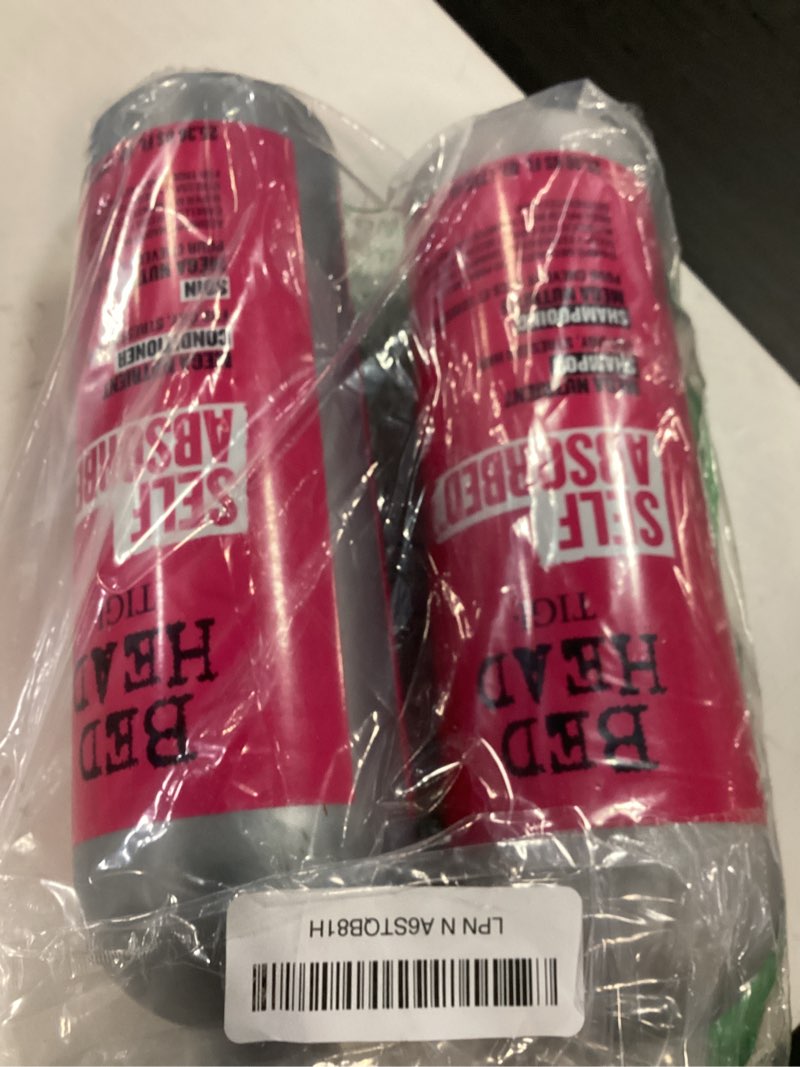 Condition photo showing Good Condition for bed head by tigi self absorbed shampoo and conditioner set for dry hair, nourishing and strengthening frizz control hair care duo, 25.36 fl oz, 2 pack