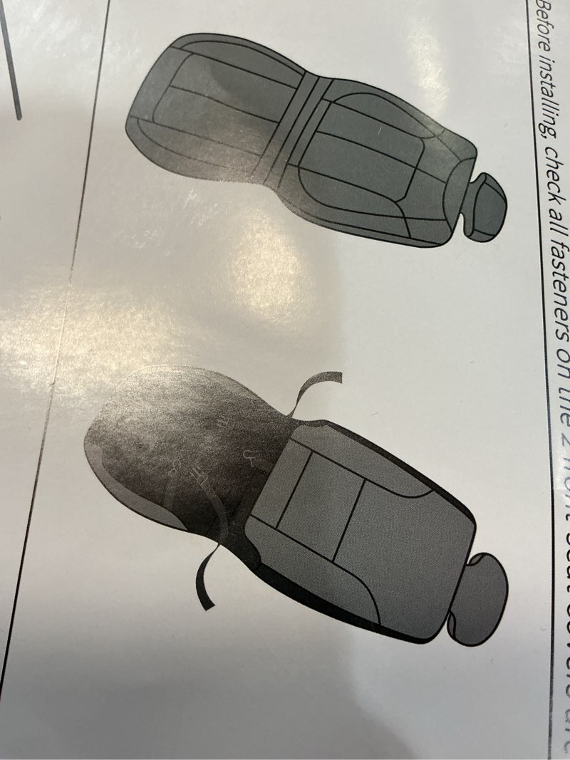 Condition photo showing Good Condition for bf di -fofzymx fit car seat covers for ca... le, all-weather seat cushion protect