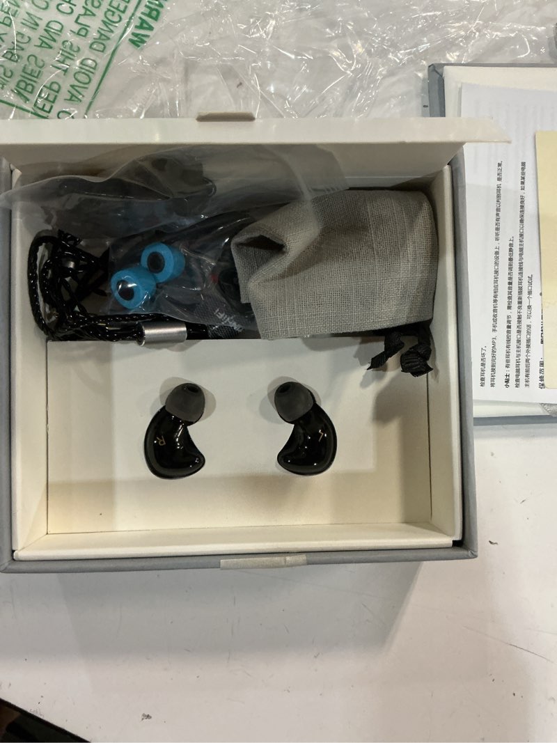 Condition photo showing Good Condition for tinhifi t3 plus 10mm lcp dynamic driver iem, hifi wired earbuds with balanced sound & deep bass, 3d printed marble texture shell, detachable 2pin silver-plated cable for musician audiophile