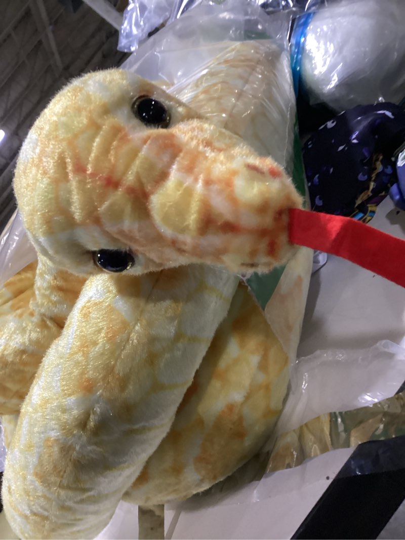 Condition photo showing Good Condition for Xshelley 120 inch high Simulation Extra Long Snake, Soft Plush Toy, Snake Stuffed Animal, Large Stuf