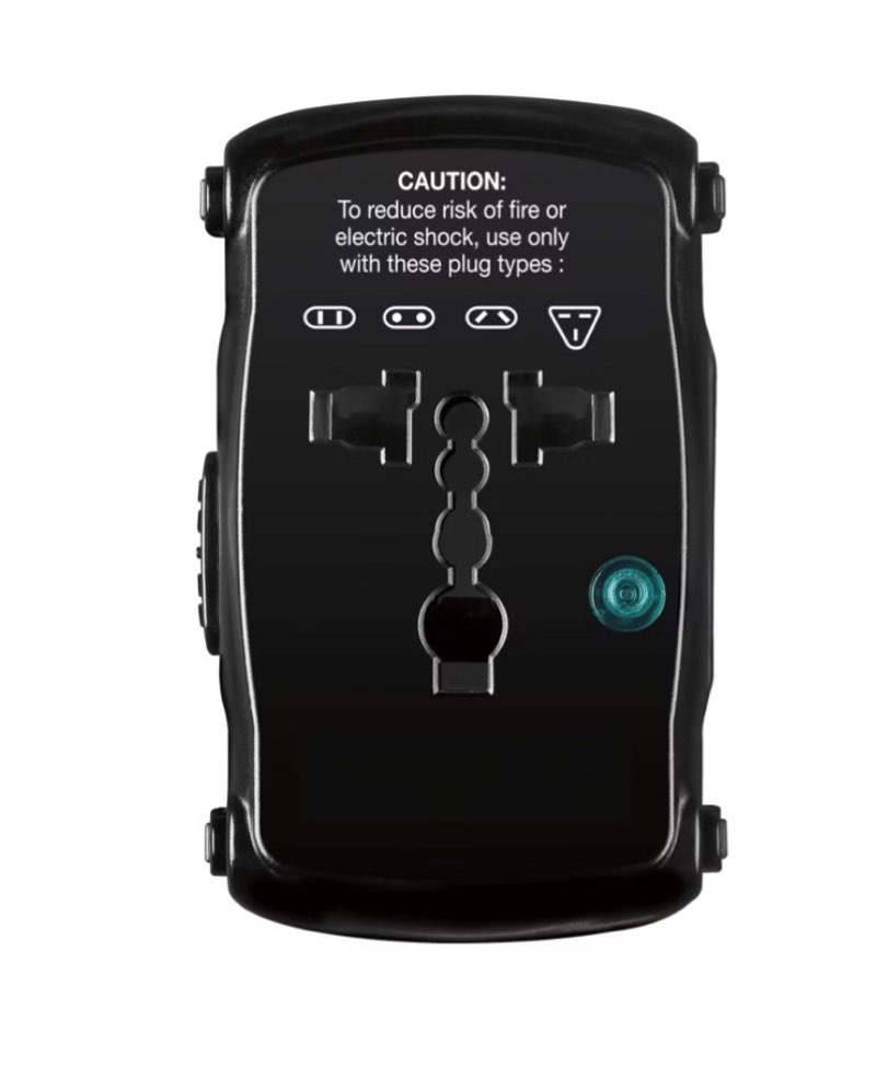 Travel Smart by Conair All-in-One Adapter: Compatible with European Outlets