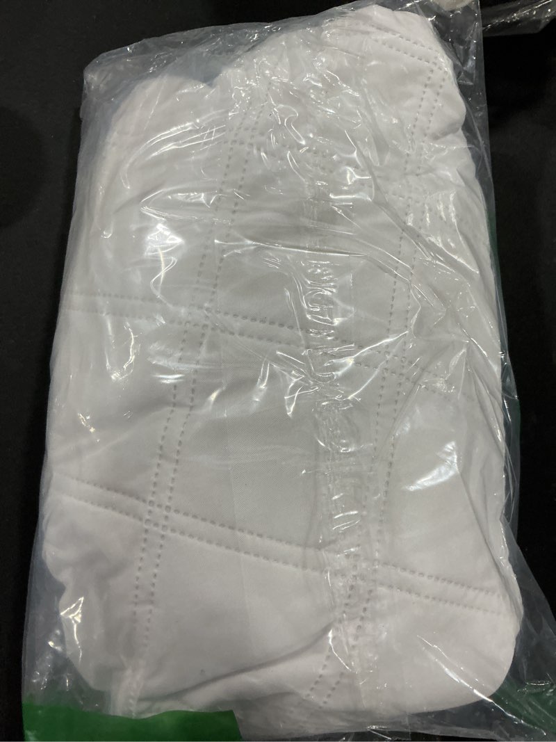 Condition photo showing Good Condition for Waterproof Crib Mattress Protector (Cover Only), Cotton Fabric Toddler Mattress Sheets, Crib Sheets for Boys and Girls 52x28 Inch White 1