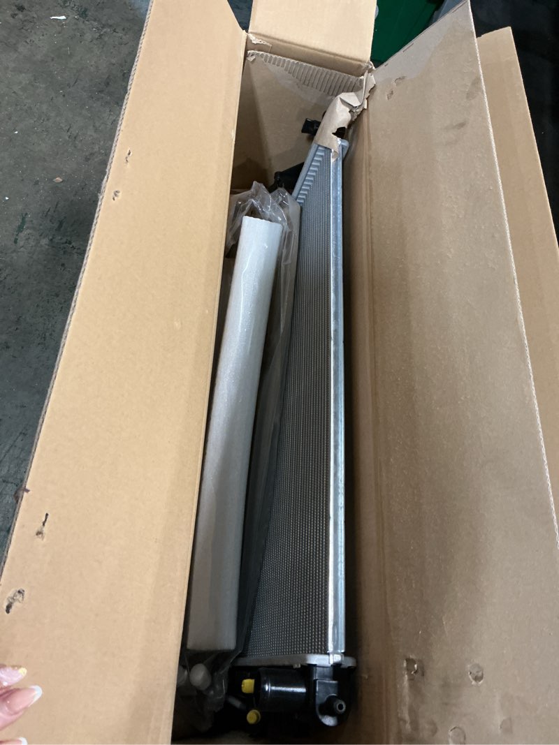 Condition photo showing As Is for Besuto Aluminum Radiator Compatible with Hyundai Azera 3.3 V6 2012-2017, Sonata 2011-2014, for Kia Cadenza 2014-2016, Optima 2011-2015 AB 16mmAT Replaces Radiator CU13191 DPI13391