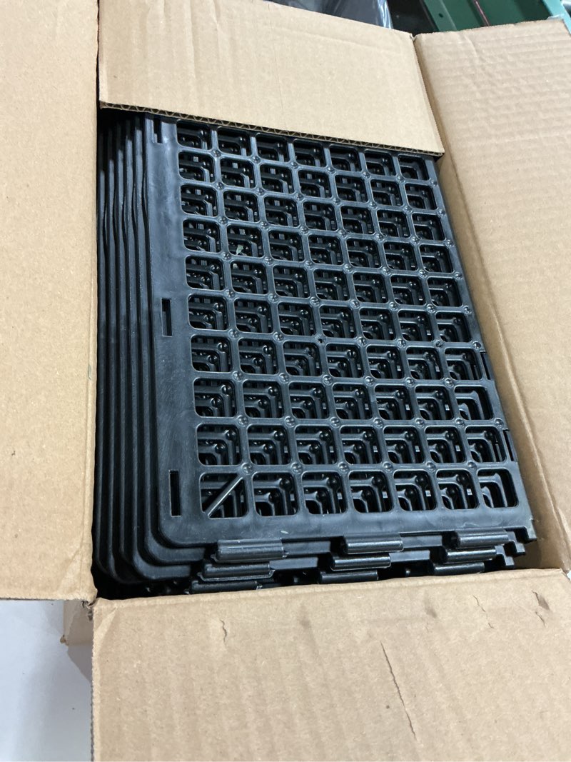 Condition photo showing New/Like New for 12 PCS (7.5" H,14.8" L) Under Couch Blocker, Under Bed Pets Plastic Blocker, Under Couch Toy Blocker, Versatile Under Furniture Blocker Set for Stop Things Going Under Bed or Sofa Couch