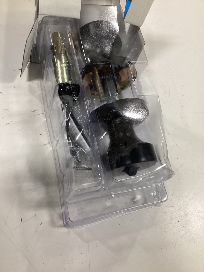 Condition photo showing Good Condition for kwikset signature series pismo matte black knob right or left handed