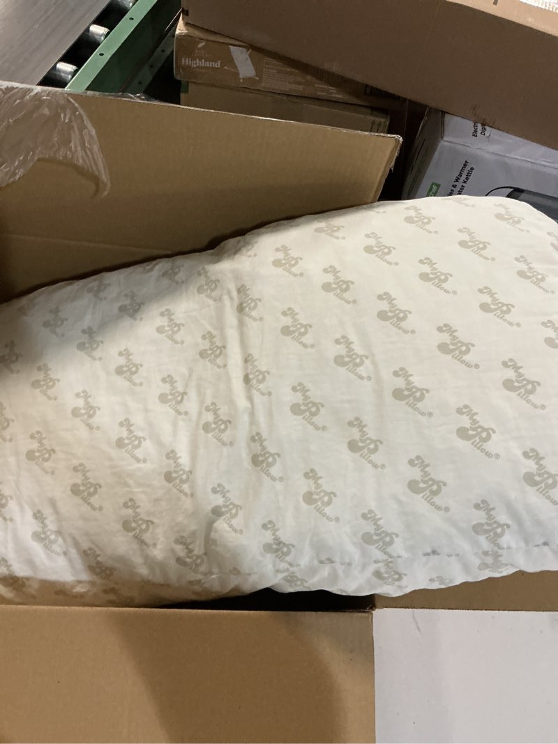 Condition photo showing As Is for MyPillow Bedding Bed Pillows for Sleeping King Size, Gusseted for Back, Stomach or Side Sleepers - My Pillow Premium Pillow [King, Firm] C) Firm King