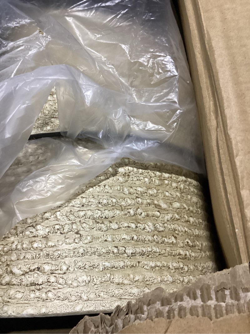Condition photo showing Good Condition for qcqhdu set of 2 9 gallon tall large planters for outdoor/indoor plants of 12" dia x 21" h round flower pots set faux stone finish front door patio square porch planters with tray, beige beige 21in