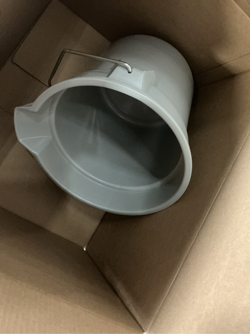 Condition photo showing Good Condition for rubbermaid commercial 14-quart round utility bucket  12  diameter x 11-1/4 h  gray plastic