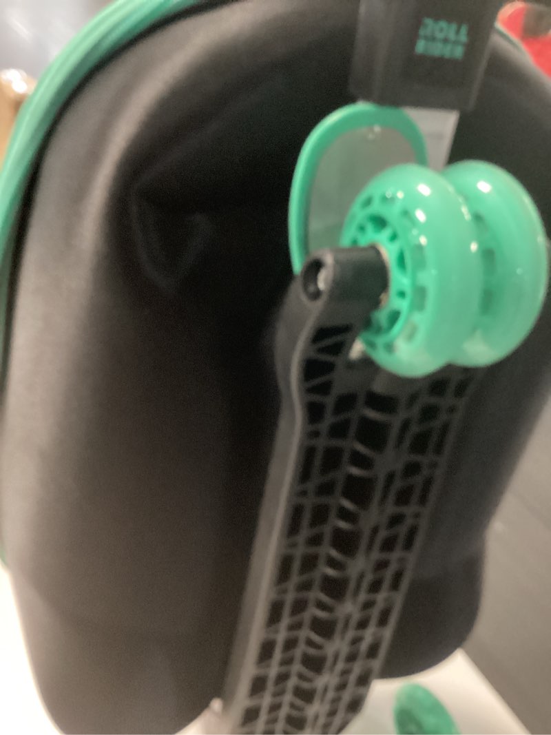Condition photo showing As Is for roll rider suitcase