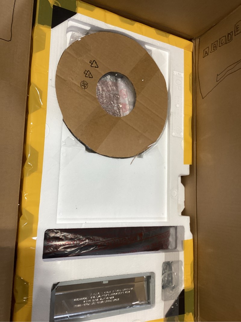 Condition photo showing As Is for Farberware 1.7 Cu. Ft. Over-the-Range Microwave Oven – 1000 Watts Power, Auto Cook Settings, Defrost, Easy Clean and Child Safety Lock - Black 1.7 Cu. Ft Black