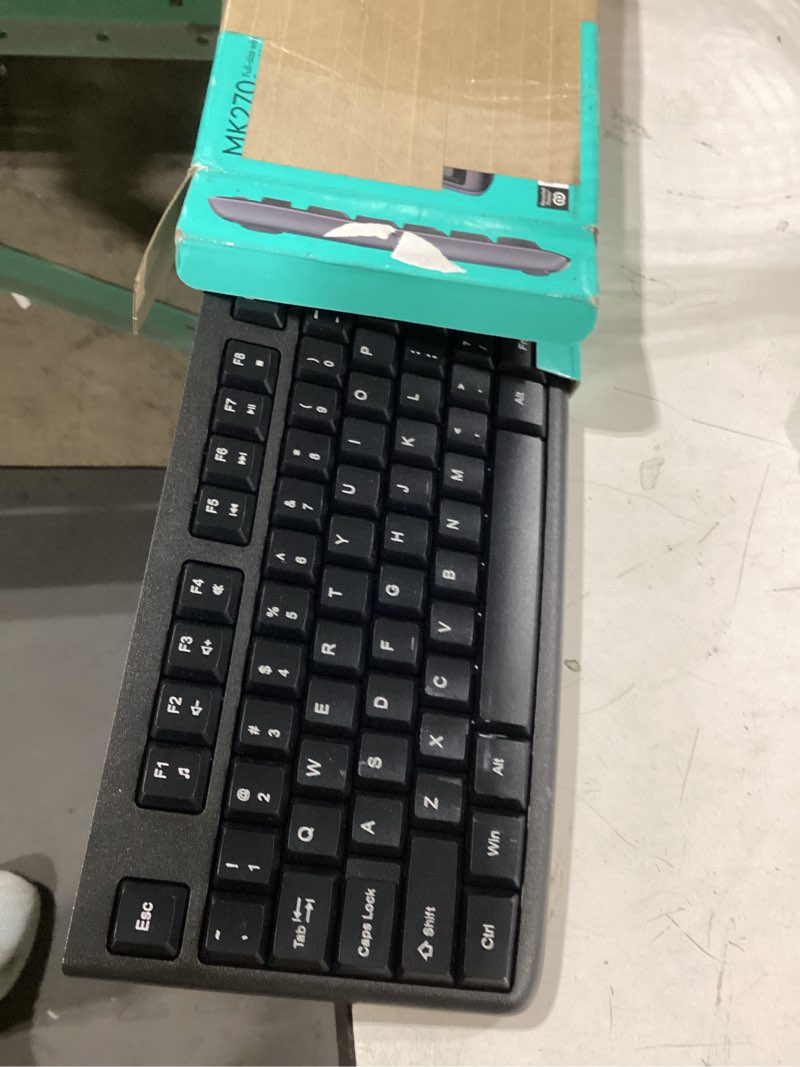 Condition photo showing As Is for black keyboard