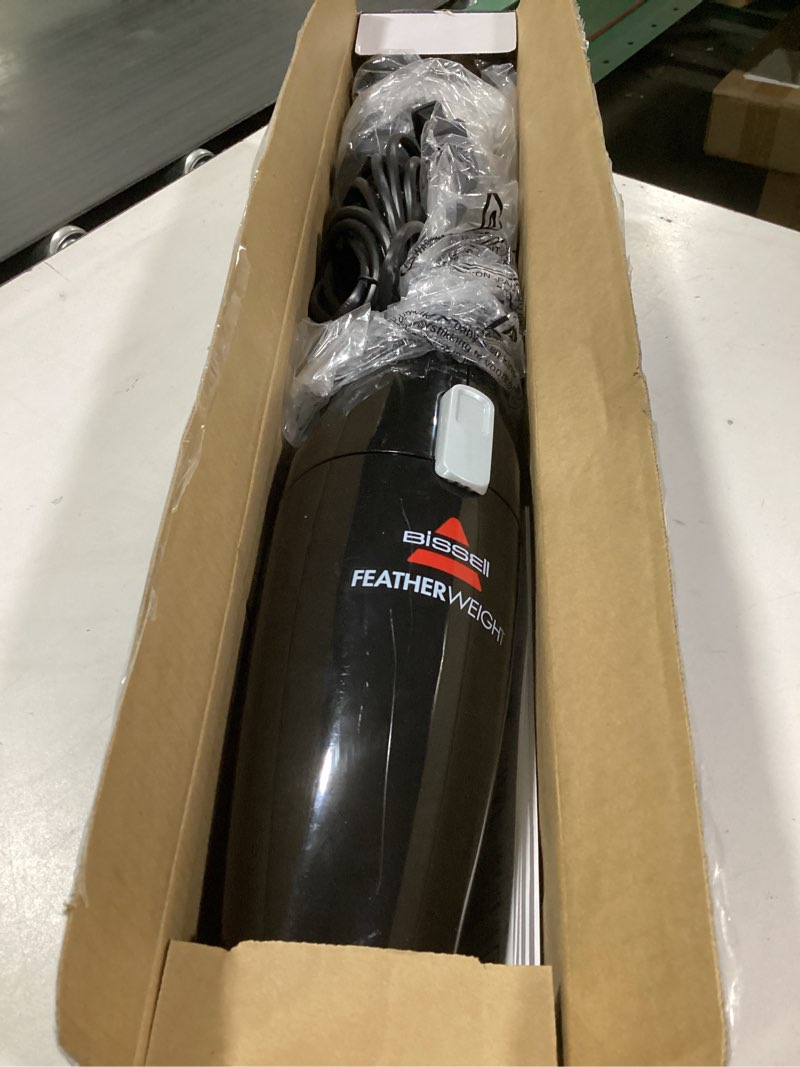 Condition photo showing As Is for Bissell Featherweight Stick Lightweight Bagless Vacuum with Crevice Tool, 2033M, Black Featherweight (Black)