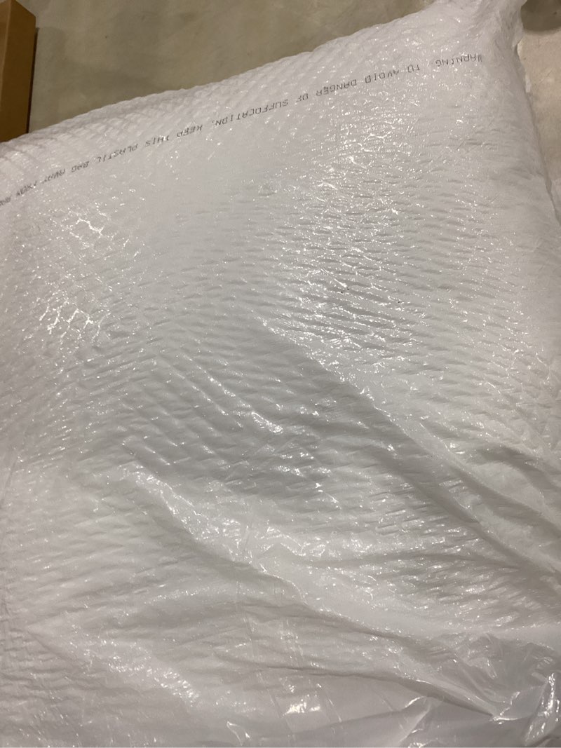Condition photo showing Good Condition for edow throw pillow inserts, set of 2 lightweight down alternative polyester pillow, couch cushion, sham stuffer, machine washable. (white, 18x18)