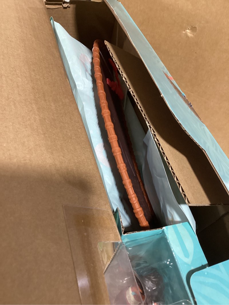Condition photo showing Good Condition for Mattel Disney Moana 2 Toy Playset with Floating Adventure Canoe, Small Doll, 1 Character Friend, 6 Play Areas & 10 Accessories