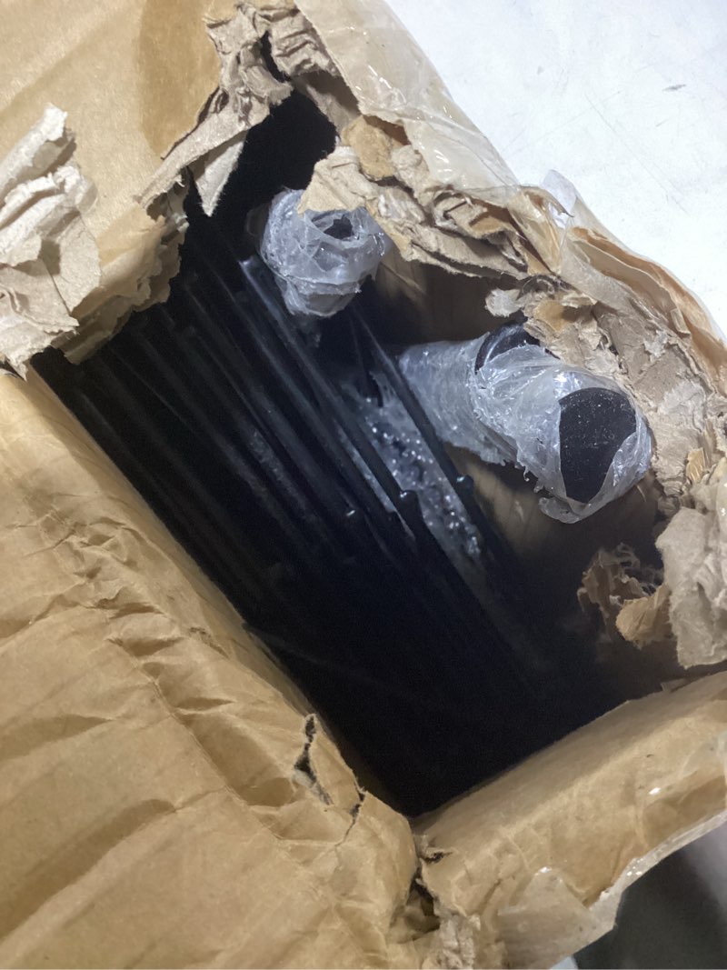 Condition photo showing Good Condition for Metal Garden Fence with Gate 36in (H) x 18.7ft (L), 1 Gate+7 Panels Dog Fence Border Fence Animal Barrier, No Dig Garden Fencing for Yard Flower Bed Lawn Patio Outdoor,ECG3508,Black 36"Hx18.7ft (Gate+7Panels)