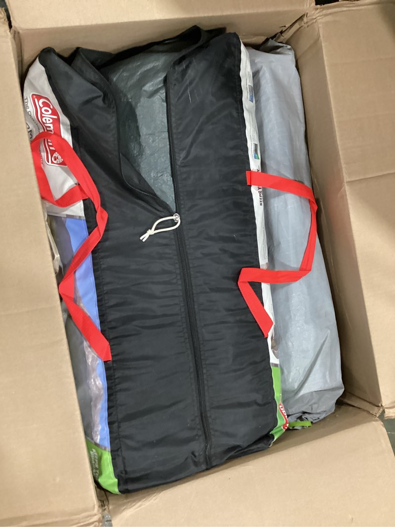 Condition photo showing Good Condition for Coleman WeatherMaster 10-Person Tent with Rainfly & Room Divider, Spacious Weatherproof Family Tent with Carry Bag Pfas-free