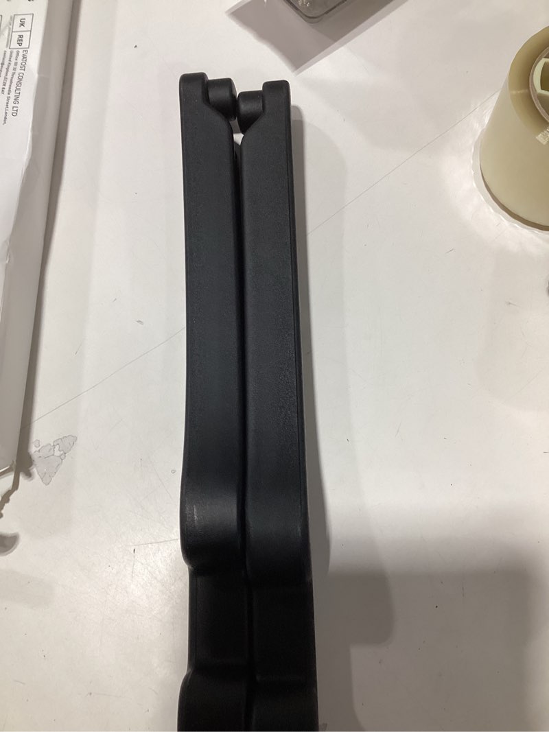 Condition photo showing Good Condition for car seat gap filler set of 2, soft foam multifunctional seat side gap filler with organizer & hook function, 3in1 gap stopper universal fit car suv truck fill the gap between seat & console black most cars – standard