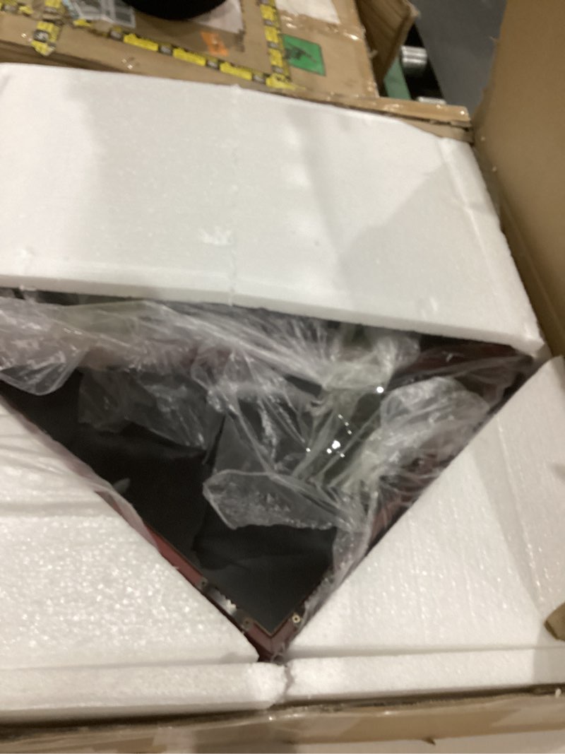 Condition photo showing Good Condition for ASmileIndeep Flag Display Case Box for Folded 3'x5' American Flag Solid Wood Military Flag Certificate Shadow Box with Wall Mount Display Flag Frame Holder for Badges Medals (Mahogany) Mahogany 3'x5' Flag Case + Certificate