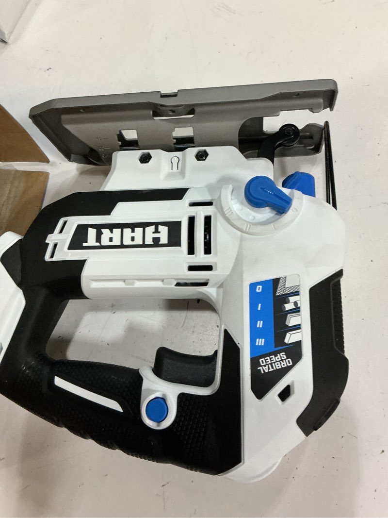 Condition photo showing New/Like New for hart 20-volt cordless orbital jigsaw (battery not included), new condition