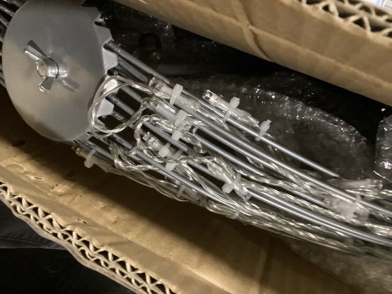 Condition photo showing Good Condition for 3 Pack Christmas LED Light Ball, Large 25 Inch Collapsible Lighted Balls Christmas Decoration Indoor/Outdoor Hanging for Party, Lawn, Yard, Patheway, Tree Patriotic Decor