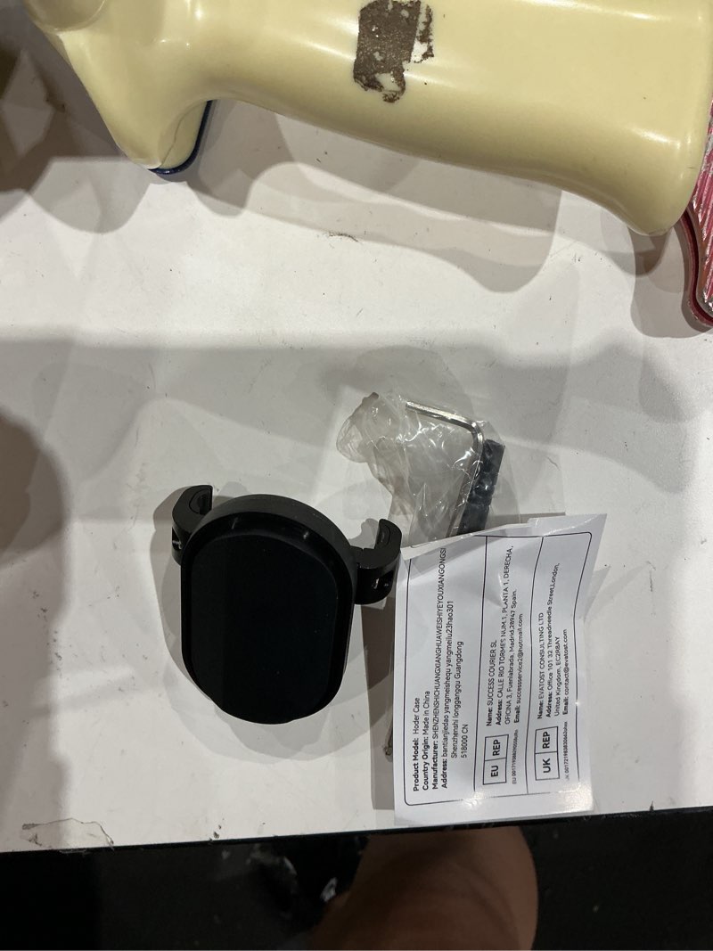 Condition photo showing As Is for ddj bike mount compatible with samsung smart tag 2/moto tag/airtag case, hidden under bicycle seat, waterproof anti-theft bike gps tracker mount with tools for mountain bikes, electric bicycle smart tag 2 bike seat rail mount
