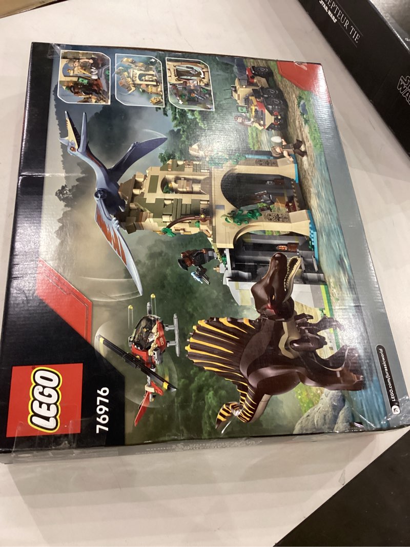 Condition photo showing Good Condition for LEGO Jurassic World Spinosaurus & Quetzalcoatlus Air Mission - Dinosaur Toy for Kids - Pretend Play Building Toy with Dinosaur Figurines for Girls and Boys, 8+ - Birthday or Any-Time Gift Idea - 76976