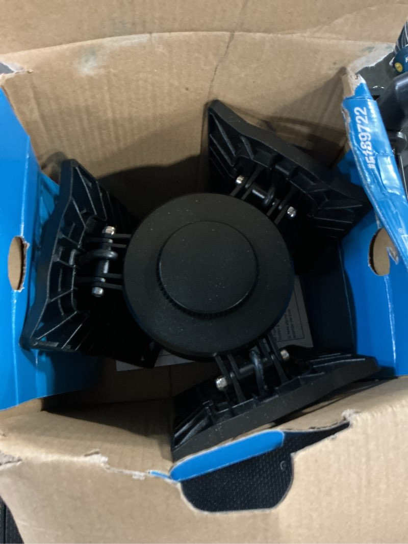 Condition photo showing Good Condition for utilitech 1-ft 8000-lumen black 3-light led diffuser garage shop light