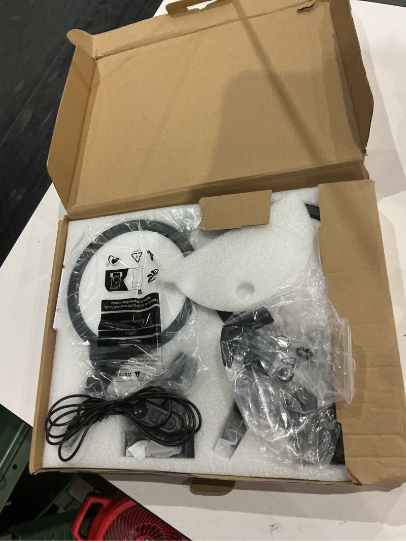 Condition photo showing New/Like New for skyleo desk lamp for home office, eye comfortable led desk light for long hours, adjustable swing arm with memory function, black black swing arm