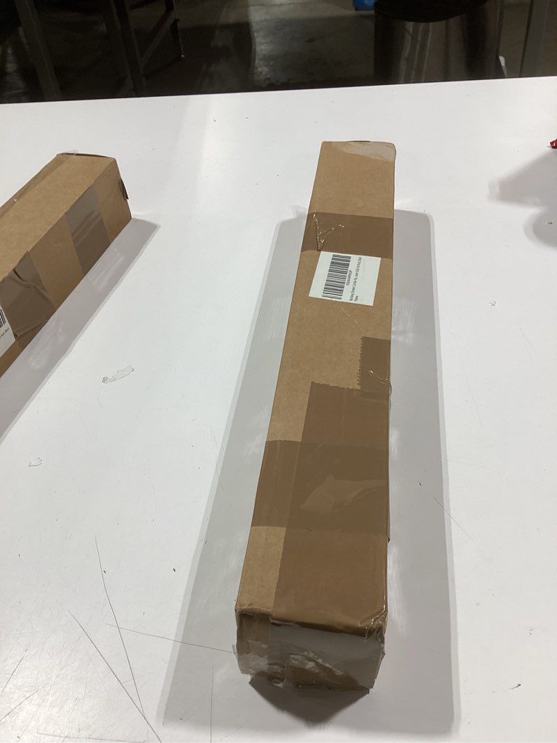Condition photo showing New/Like New for shower curtain rod, 1" diameter heavy duty tension shower rod, non slip adjustable 28-46 inch no drilling shower curtain rods spring tension for bathroom, shower stall, no rust, black 28-46 inches black