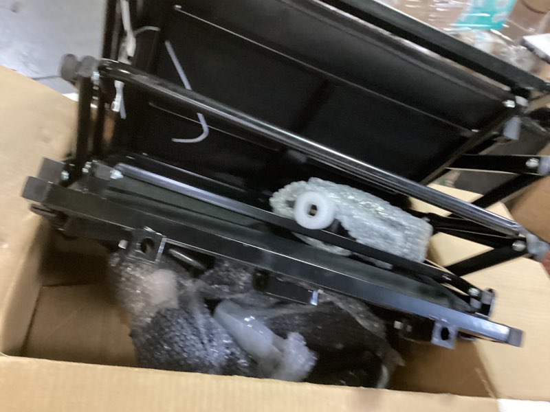 Condition photo showing Good Condition for Collapsible Wagon Cart Foldable - Portable Heavy Duty Folding Beach Wagons with Wheels - Outdoor Utility Carts for Groceries, Shopping, Camping, Sports, Garden with Large Capacity - Black