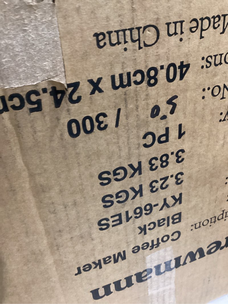 Condition photo showing As Is for Producto incomplete. Used .Brewmann Espresso Machine with Powerful Steam