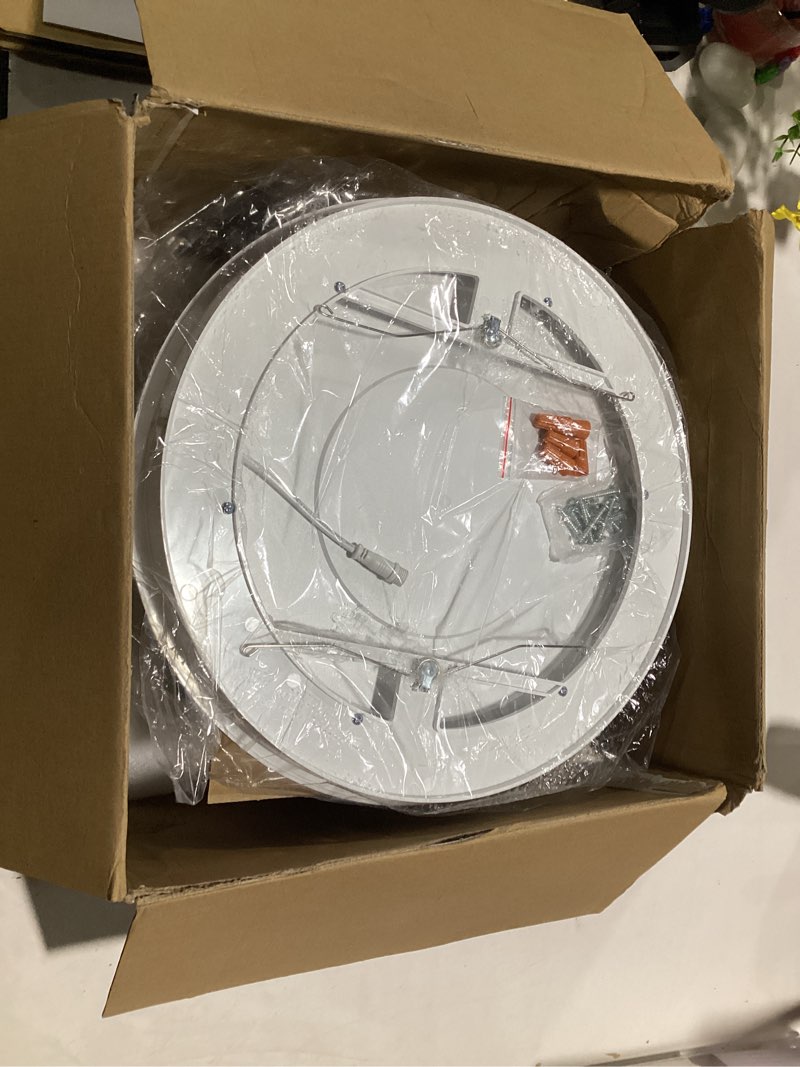 Condition photo showing As Is for fitop bathroom exhaust fan with light,130 cfm 47w 1100lm ceiling mount shower ventilation exhaust fan, 1.5sones bathroom vent fan with light, fan led light 3000k/4000k/5000k white
