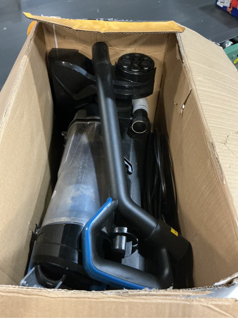 Condition photo showing As Is for Eureka NEU10AE5 Powerful Bagless Upright Vacuum Cleaner Carpet and Floor, AirSpeed Ultra-Lightweight Vacuum Cleaner, w/ Replacement Filter, Blue Blue AirSpeed NEU10AE5