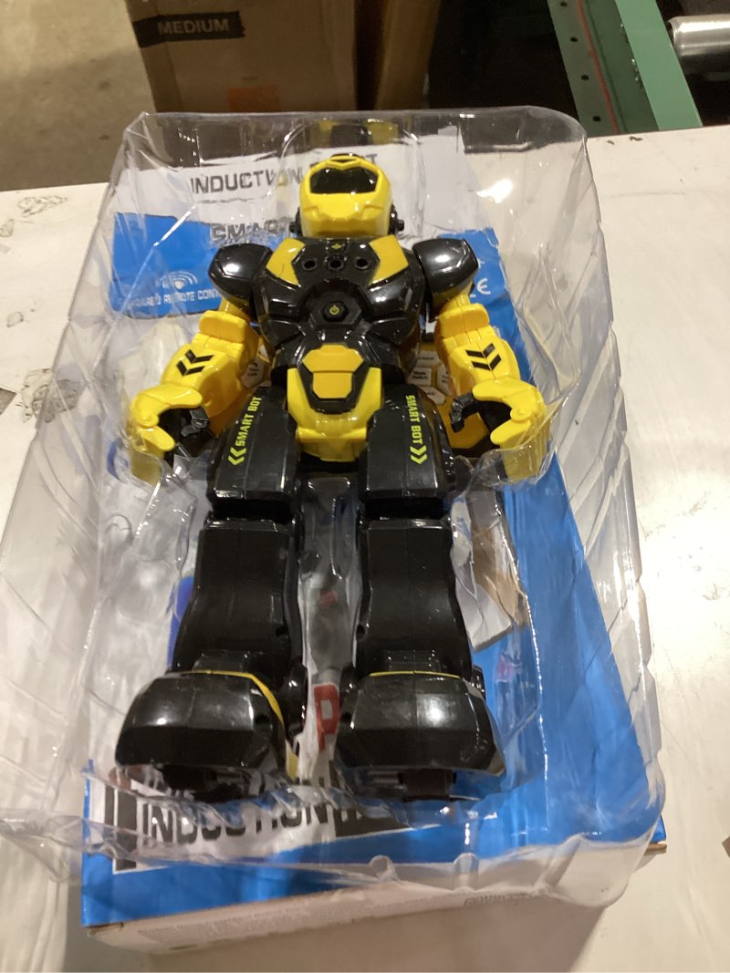 Condition photo showing Good Condition for similar product not like stock photoholyton 5088 smart robots for kids,large stem programmable rc robot, with voice control,app control,led eyes,ideal gift for 4 5 6 7 8 9 years old boys and girls